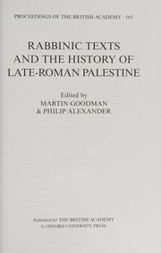 Rabbinic texts and the history of late-Roman Palestine